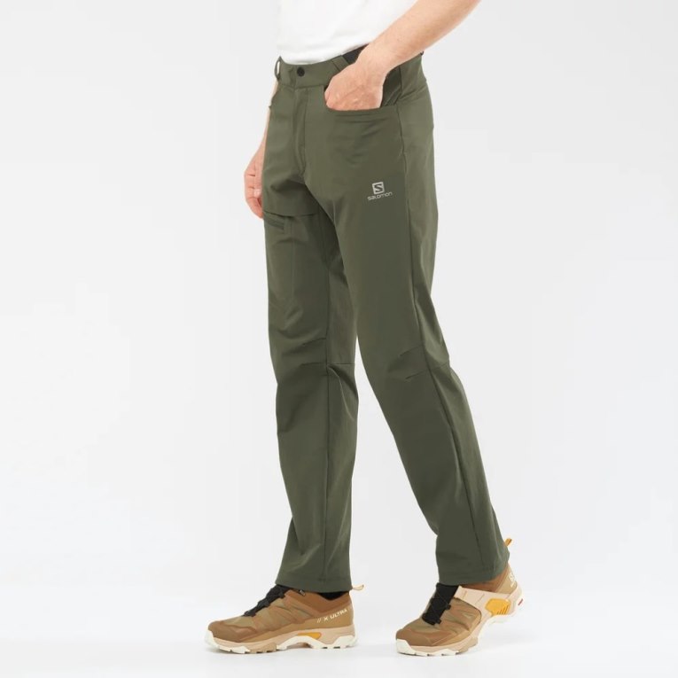 Pantalones Deportivos Salomon Wayfarer Hombre Verde Oliva | MX QWPI864